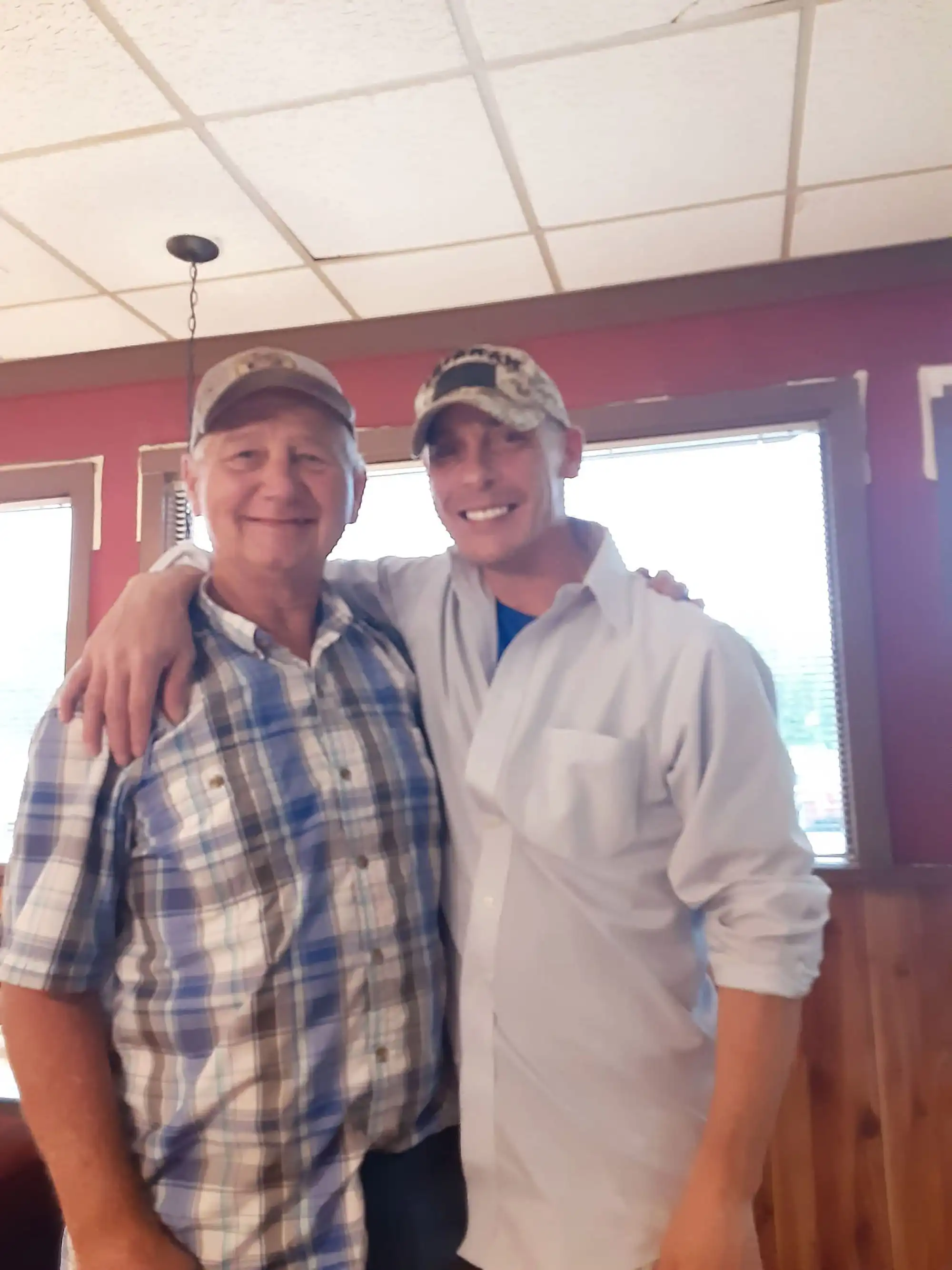 Like a father, Veteran David Haave gives his love.